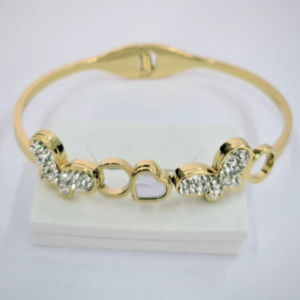 White butterfly statement Bracelet