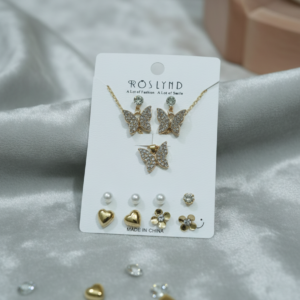 Shiny Butterfly Chain Set