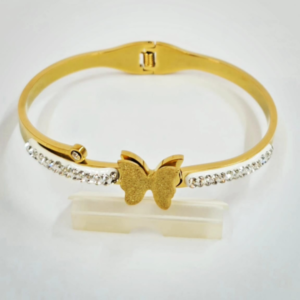 Golden butterfly statement Bracelet