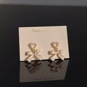 Korean Bow earings
