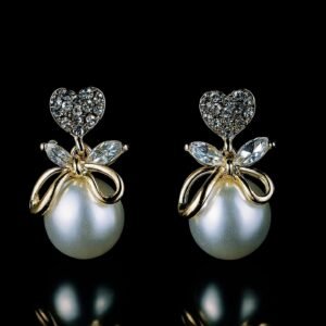 Korean pearl Earings Big